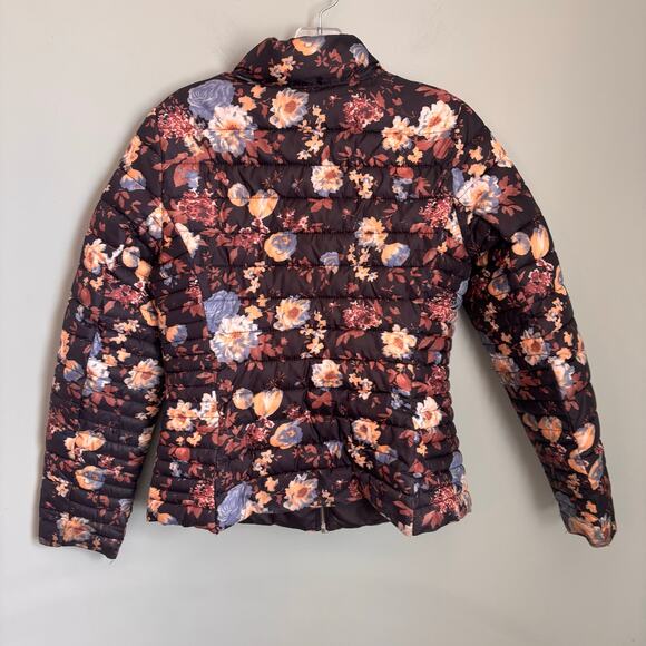 Molly Bracken Floral Zip Up Quilted Jacket - Picture 5 of 5